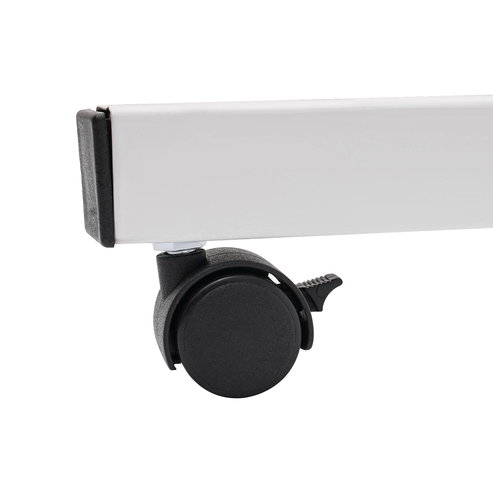 Adjustable Mobile Standing Desk: 32-47in Height, 180° Tilt, 31"x16" White MDF Top, Wheels with Brakes, 22lbs Capacity
Adjustable Mobile Standing Desk: 32-47in Height, 180° Tilt, 31"x16" White MDF Top, Wheels with Brakes, 22lbs Capacity