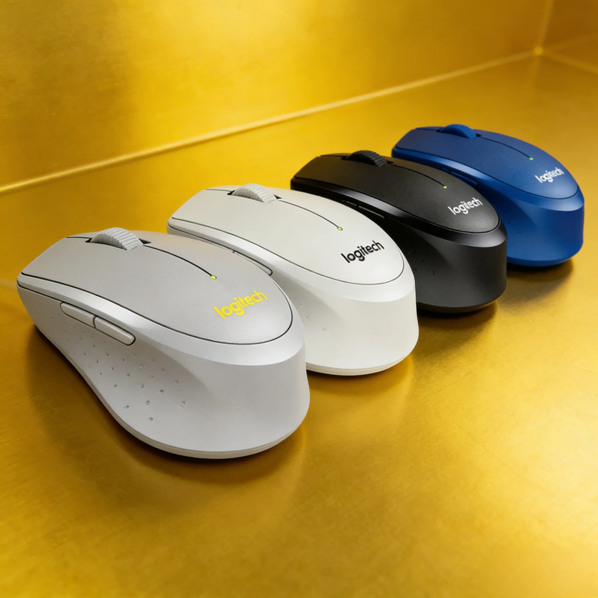 Logitech M330 Wireless Mouse with USB Receiver, Silent Power Saving, Portable for Office & Home