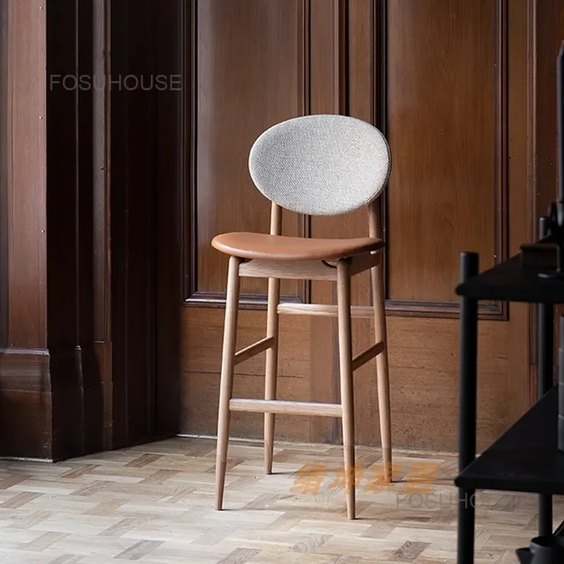 Nordic Designer Solid Wood Bar Chairs For Kitchen Fashion Back High Bar Stool Simple Island Chaise De Bar Home Furniture GPF22YH
Nordic Designer Solid Wood Bar Chairs For Kitchen Fashion Back High Bar Stool Simple Island Chaise De Bar Home Furniture GPF22YH