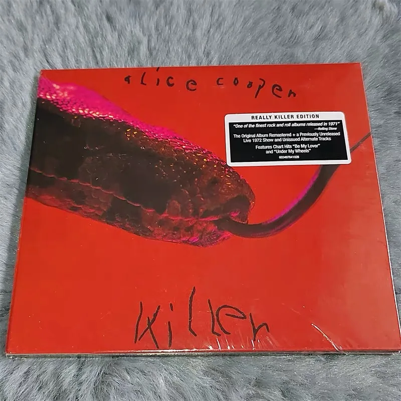 Shock Rock Alice Cooper Music Record CD Killer Expanded Remaste Album Cosplay Compact Disc Walkman Car Soundtracks Box Gifts
Shock Rock Alice Cooper Music Record CD Killer Expanded Remaste Album Cosplay Compact Disc Walkman Car Soundtracks Box Gifts