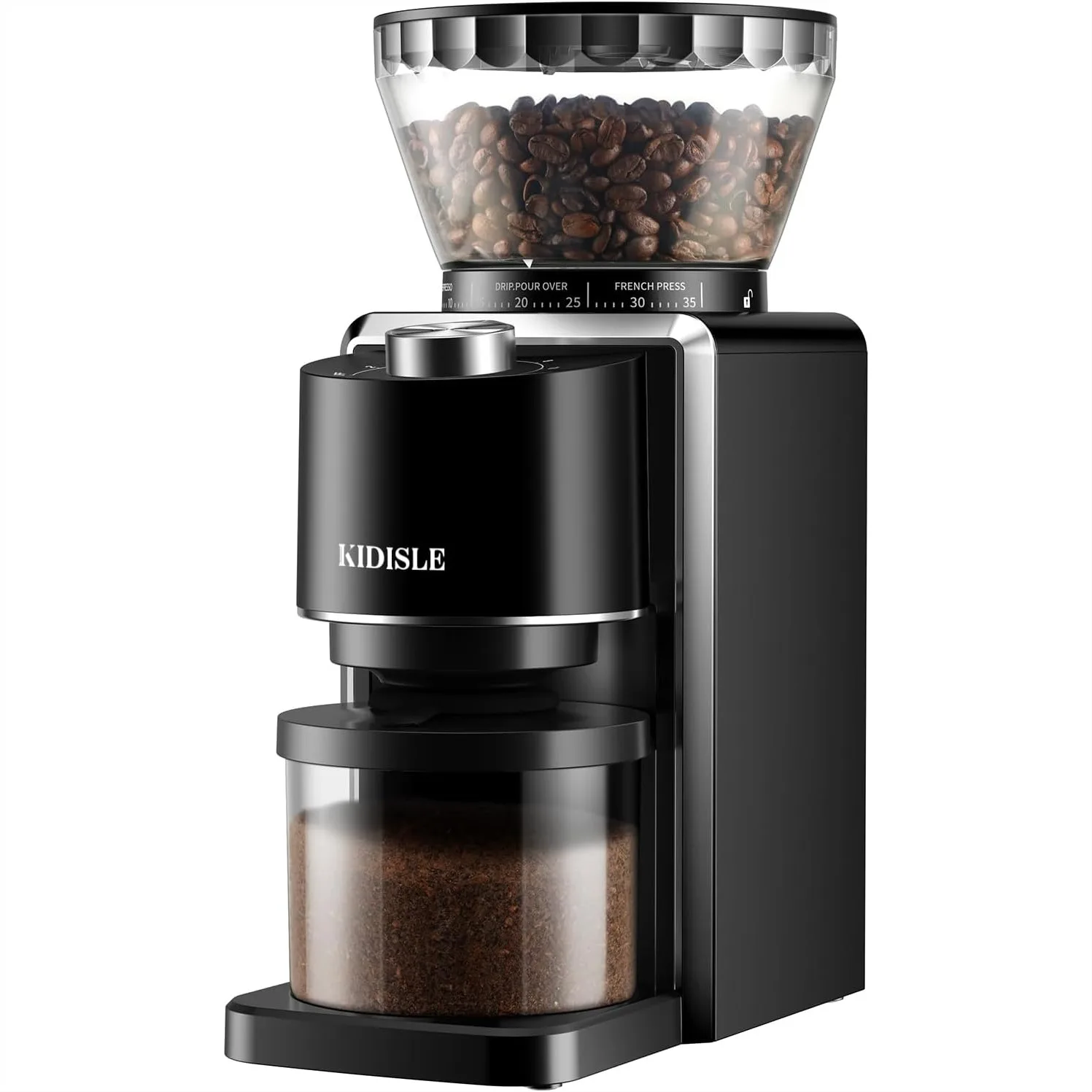 Conical Burr Coffee Grinder, Electric Coffee Bean Grinder with 35 Settings, Anti-Static Design for Home Use, Black
Conical Burr Coffee Grinder, Electric Coffee Bean Grinder with 35 Settings, Anti-Static Design for Home Use, Black