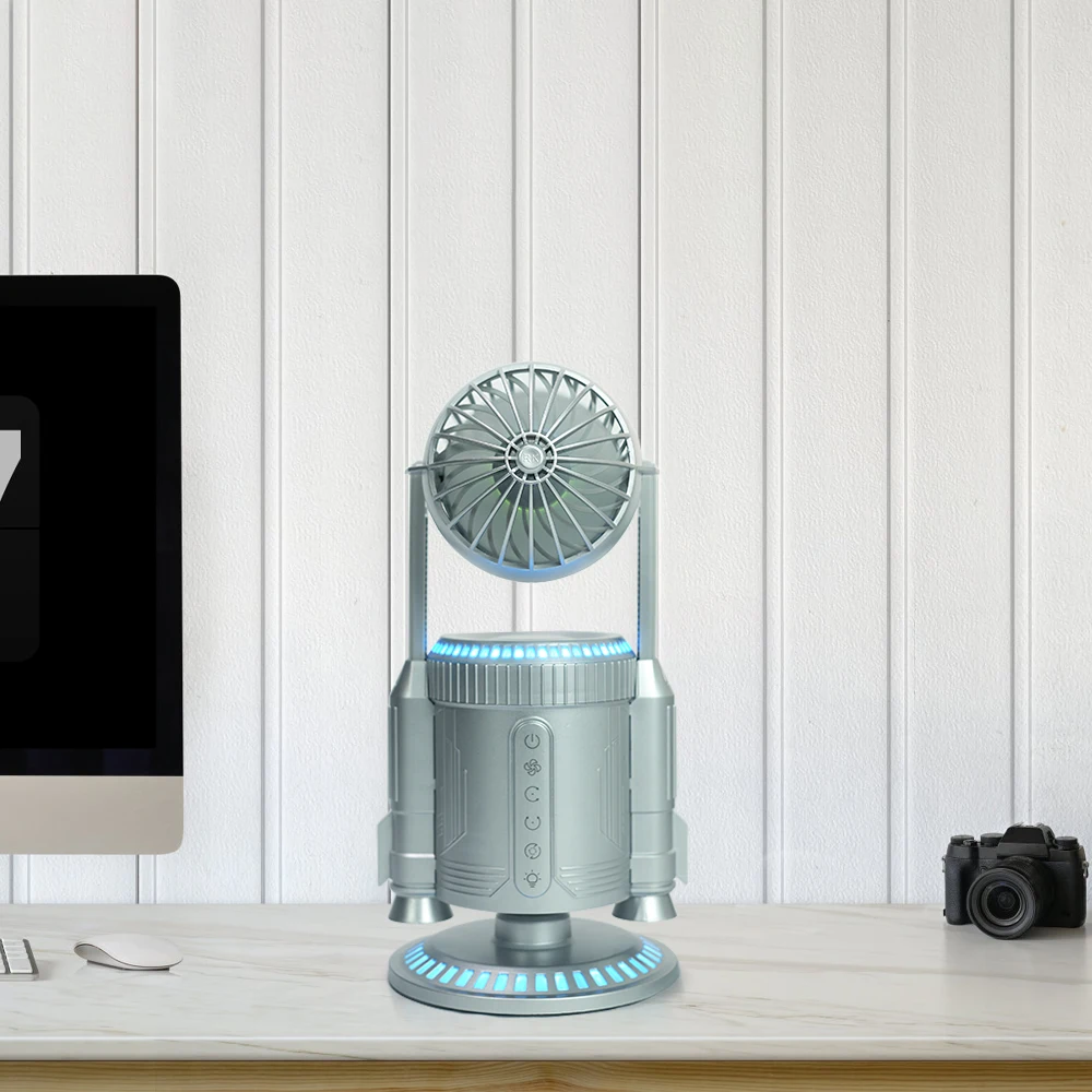 Rechargeable LED-Light Table Fan Rocket Style Boys' Cool Desk Fan with Strong Airflow Mechanical Control Made of Plastic
Rechargeable LED-Light Table Fan Rocket Style Boys' Cool Desk Fan with Strong Airflow Mechanical Control Made of Plastic