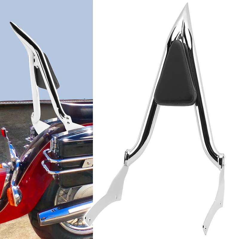 Chrome Motorcycle Detachable Passenger Backrest Rear Sissy Bar W/ Cushion Pad For Yamaha V Star 400 650 Classic Models 1998-2018
Chrome Motorcycle Detachable Passenger Backrest Rear Sissy Bar W/ Cushion Pad For Yamaha V Star 400 650 Classic Models 1998-2018