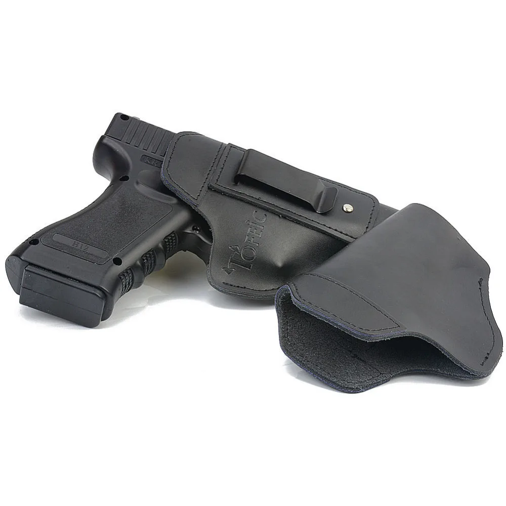 Leather IWB Concealed Carry Gun Holster for Glock 17 19 22 23 43 Sig Sauer P226 P229 Ruger Beretta 92 M92 Pistols Clip Case
Leather IWB Concealed Carry Gun Holster for Glock 17 19 22 23 43 Sig Sauer P226 P229 Ruger Beretta 92 M92 Pistols Clip Case