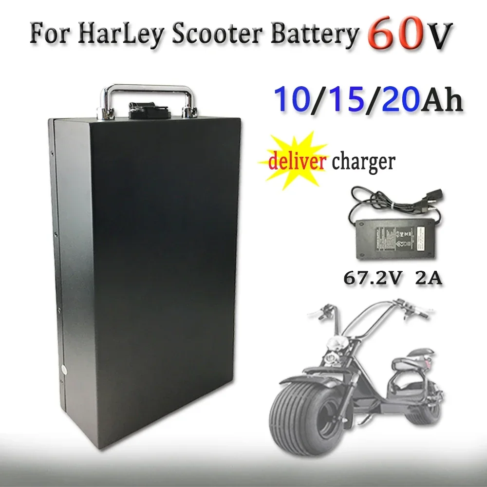 For Harley Electric Car Lithium Battery Waterproof Battery 60V 10/15/20Ah For Two Wheel Foldable Electric Scooter Bicycle
For Harley Electric Car Lithium Battery Waterproof Battery 60V 10/15/20Ah For Two Wheel Foldable Electric Scooter Bicycle