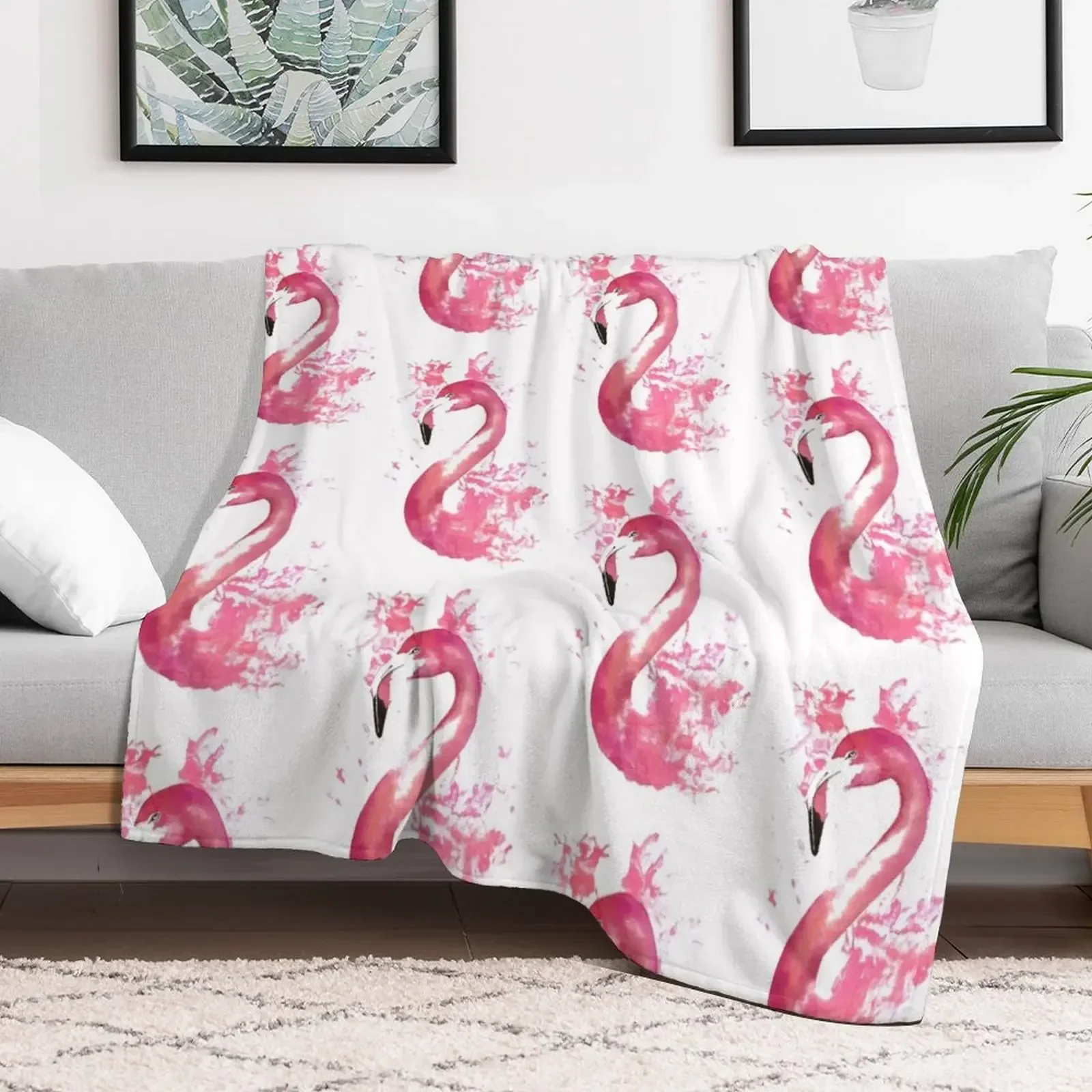 Pink Flamingo Watercolour Splash Artwork Throw Blanket Bed Luxury Thicken Blankets
Pink Flamingo Watercolour Splash Artwork Throw Blanket Bed Luxury Thicken Blankets