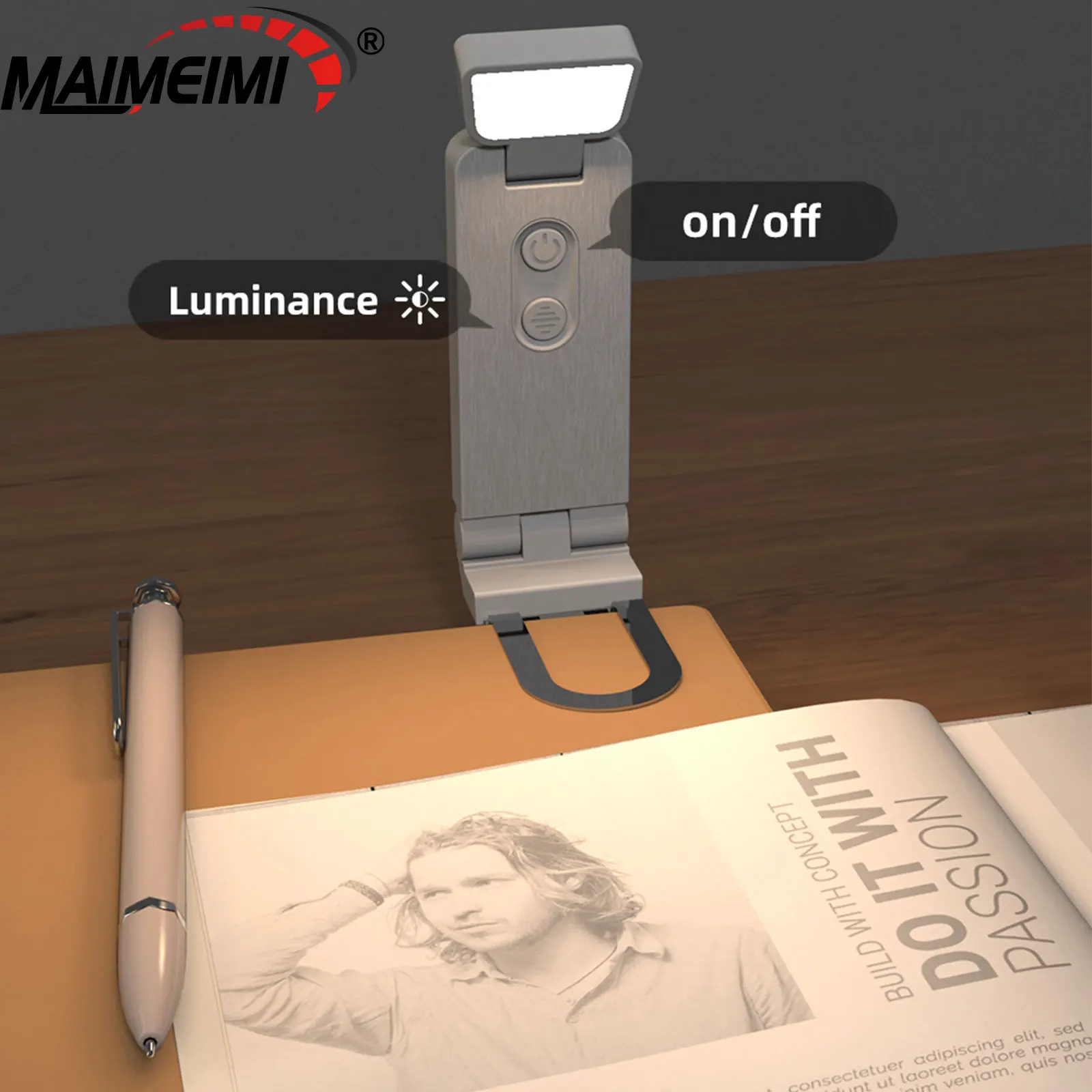  Mini Light Reading Clip Light LED Clip USB Rechargeable Book Reading Light Eye Protection Portable Clip Light
Mini Light Reading Clip Light LED Clip USB Rechargeable Book Reading Light Eye Protection Portable Clip Light