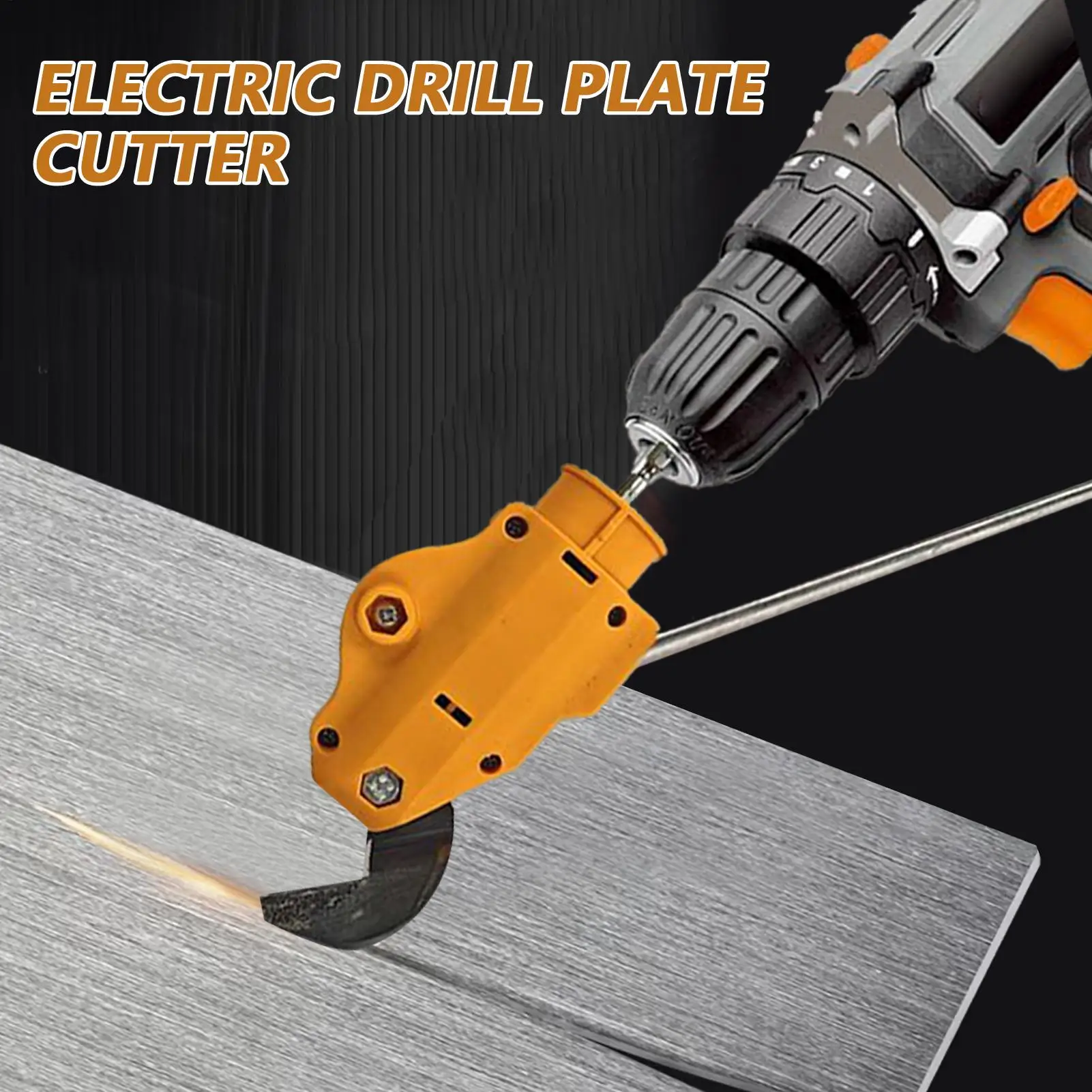 Metal Shears Drill Attachment Drill Metal Cutter Attachment Workshop Repair Accessory Electric Cutting Tool Part for Iron
Metal Shears Drill Attachment Drill Metal Cutter Attachment Workshop Repair Accessory Electric Cutting Tool Part for Iron