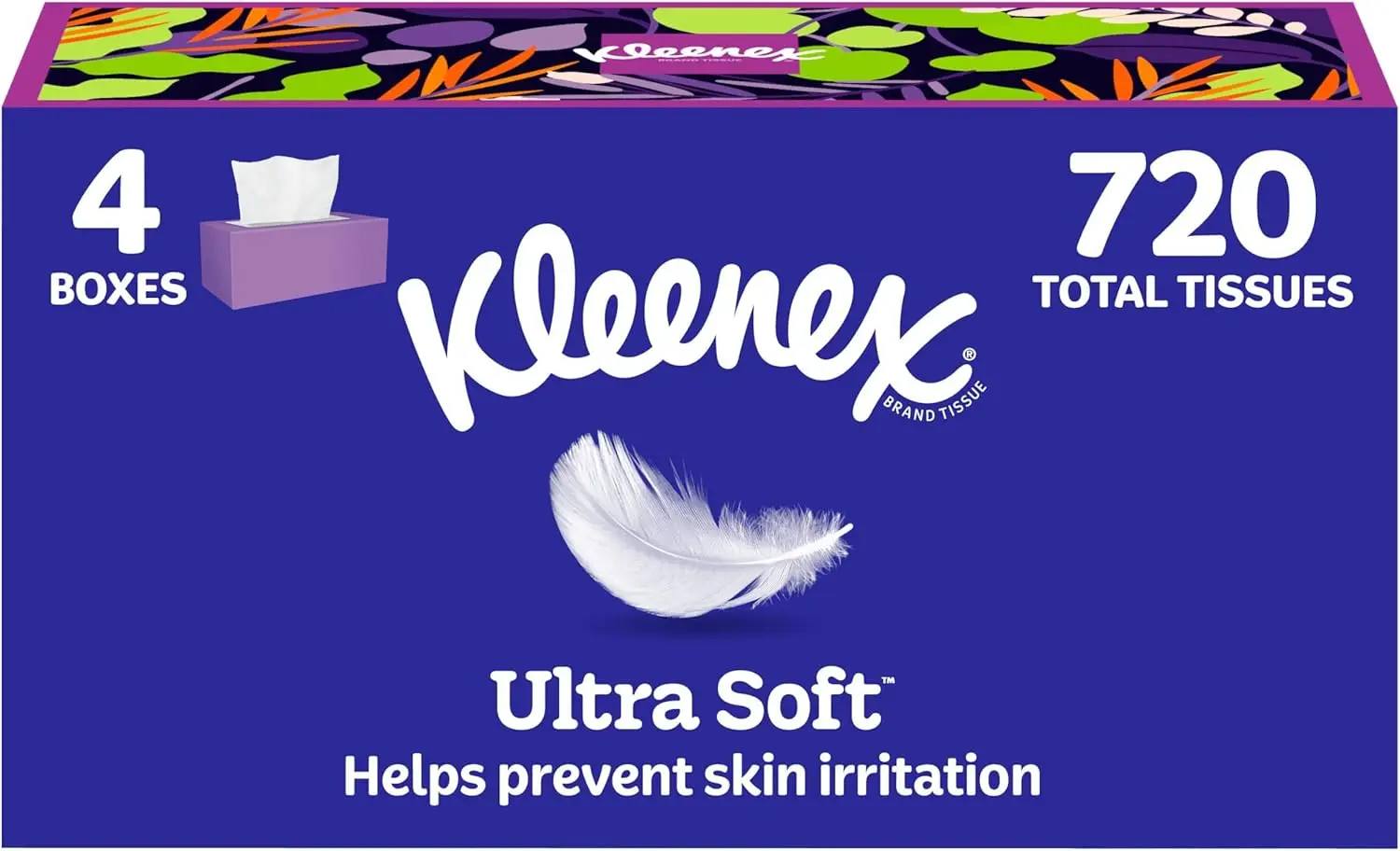 Ultra Soft Facial Tissues, 4 Flat Boxes, 180 Tissues per Box, 3-Ply, Packaging May Vary
Ultra Soft Facial Tissues, 4 Flat Boxes, 180 Tissues per Box, 3-Ply, Packaging May Vary