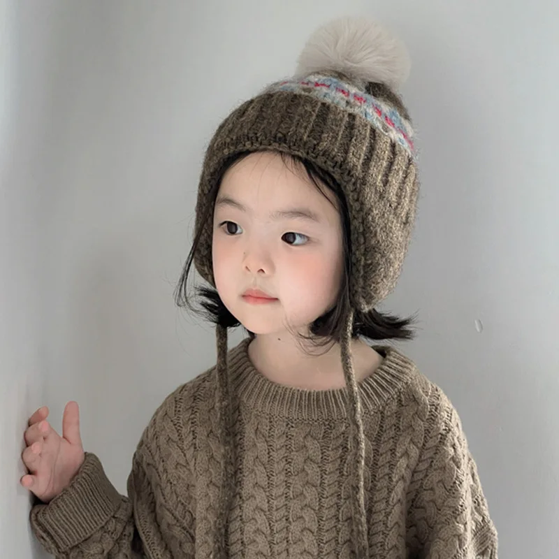 Kawaii детская шапка, осенне-зимняя новая утепленная ветрозащитная шерстяная шапка для мальчиков и девочек, универсальная защита ушей для детей
Kawaii детская шапка, осенне-зимняя новая утепленная ветрозащитная шерстяная шапка для мальчиков и девочек, универсальная защита ушей для детей