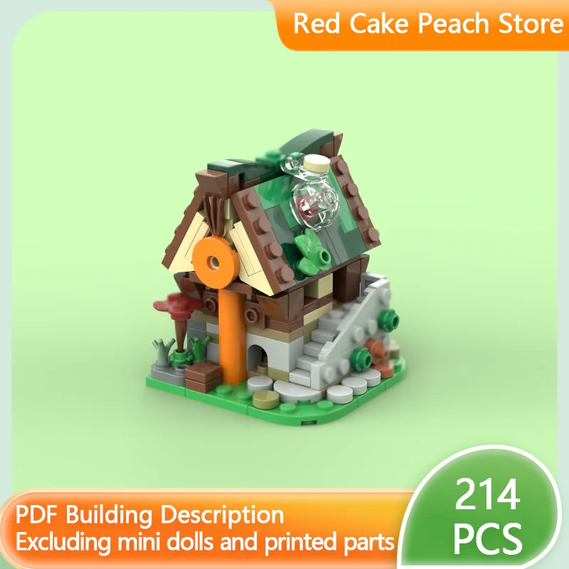 Модель средневекового замка MOC, конструктор из строительных блоков, волшебный магазин, модульная технология, детские праздничные подарки, игрушки для сборки, набор
Модель средневекового замка MOC, конструктор из строительных блоков, волшебный магазин, модульная технология, детские праздничные подарки, игрушки для сборки, набор