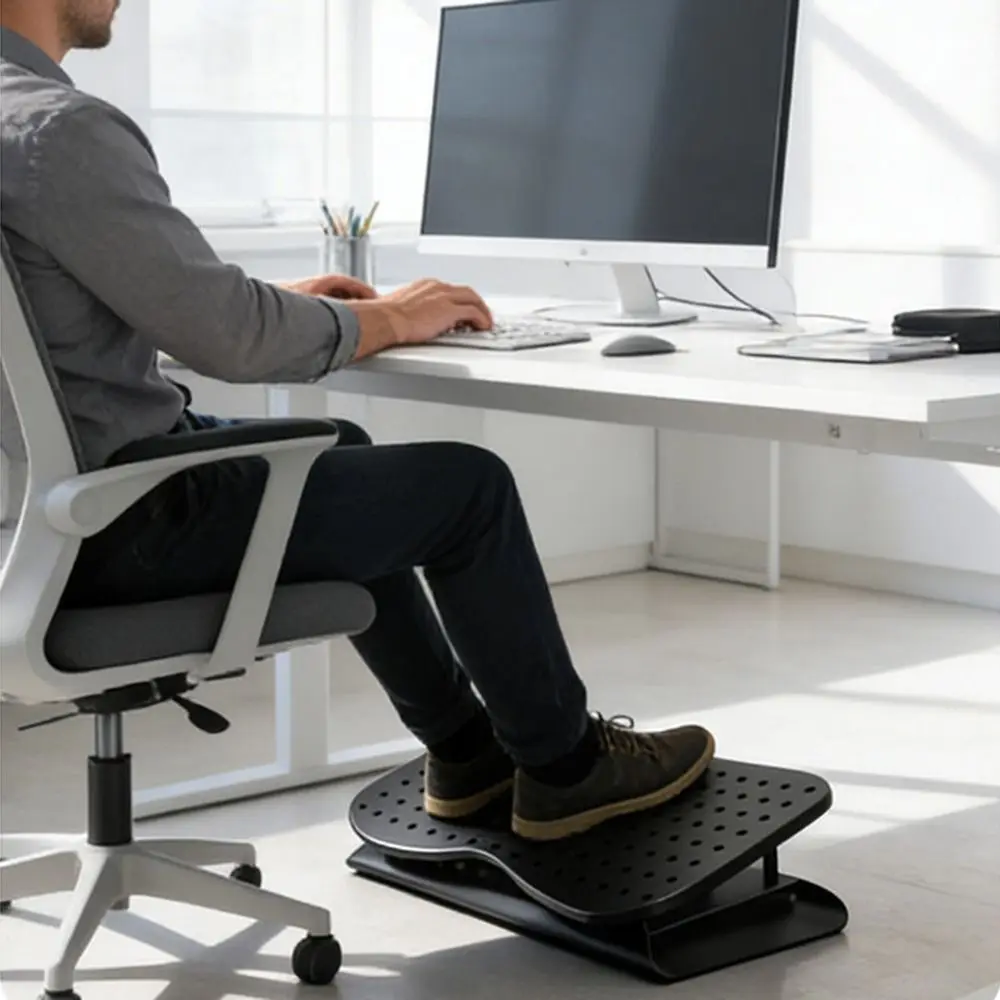 Ergonomic Under Desk Footrest Nonslip Bottom Hollow Out Adjustable Footstool Large Load Bearing Comfortable Foot Stool
Ergonomic Under Desk Footrest Nonslip Bottom Hollow Out Adjustable Footstool Large Load Bearing Comfortable Foot Stool