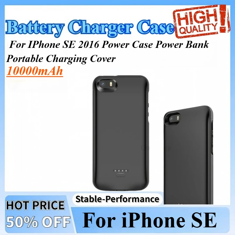 10000mAh External Battery Charger Case for IPhone SE 2016 Power Case Power Bank Portable Charging Cover
10000mAh External Battery Charger Case for IPhone SE 2016 Power Case Power Bank Portable Charging Cover