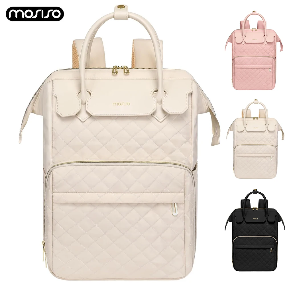 MOSISO Luxury Designer Fashion Business Backpack for Women With PU Leather Handle USB Port 15.6 Inches School Work Business Bag
MOSISO Luxury Designer Fashion Business Backpack for Women With PU Leather Handle USB Port 15.6 Inches School Work Business Bag
