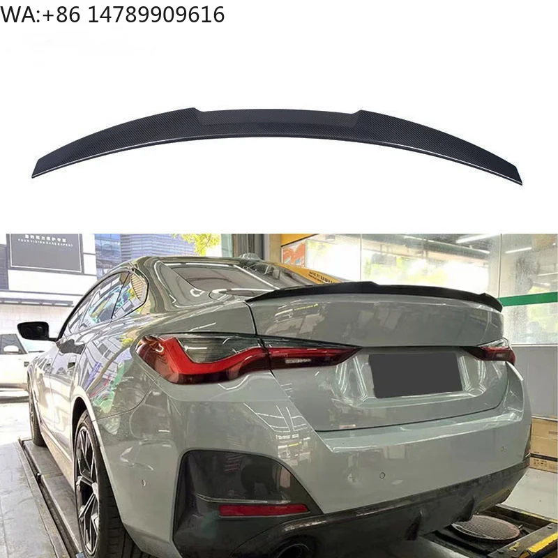 YOMDO G26 M4 Style High Quality Carbon Fiber Rear Spoiler Rear Trunk Spoiler for 4 Series G26 4-door
YOMDO G26 M4 Style High Quality Carbon Fiber Rear Spoiler Rear Trunk Spoiler for 4 Series G26 4-door