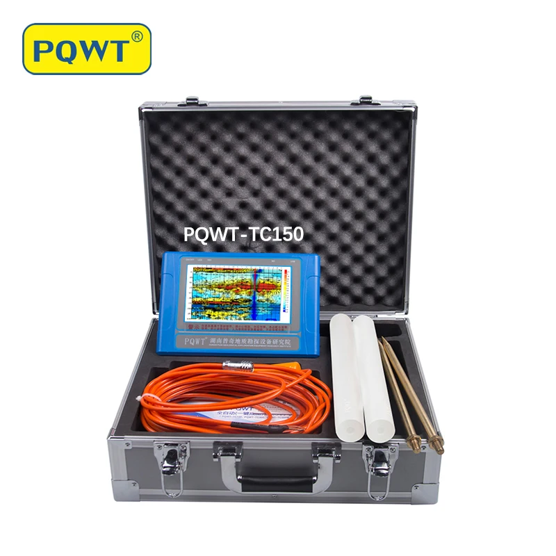 PQWT-TC150 инженер для бурения отверстий, экспертные инструменты для исследования воды, 150 м подземный детектор воды
PQWT-TC150 инженер для бурения отверстий, экспертные инструменты для исследования воды, 150 м подземный детектор воды