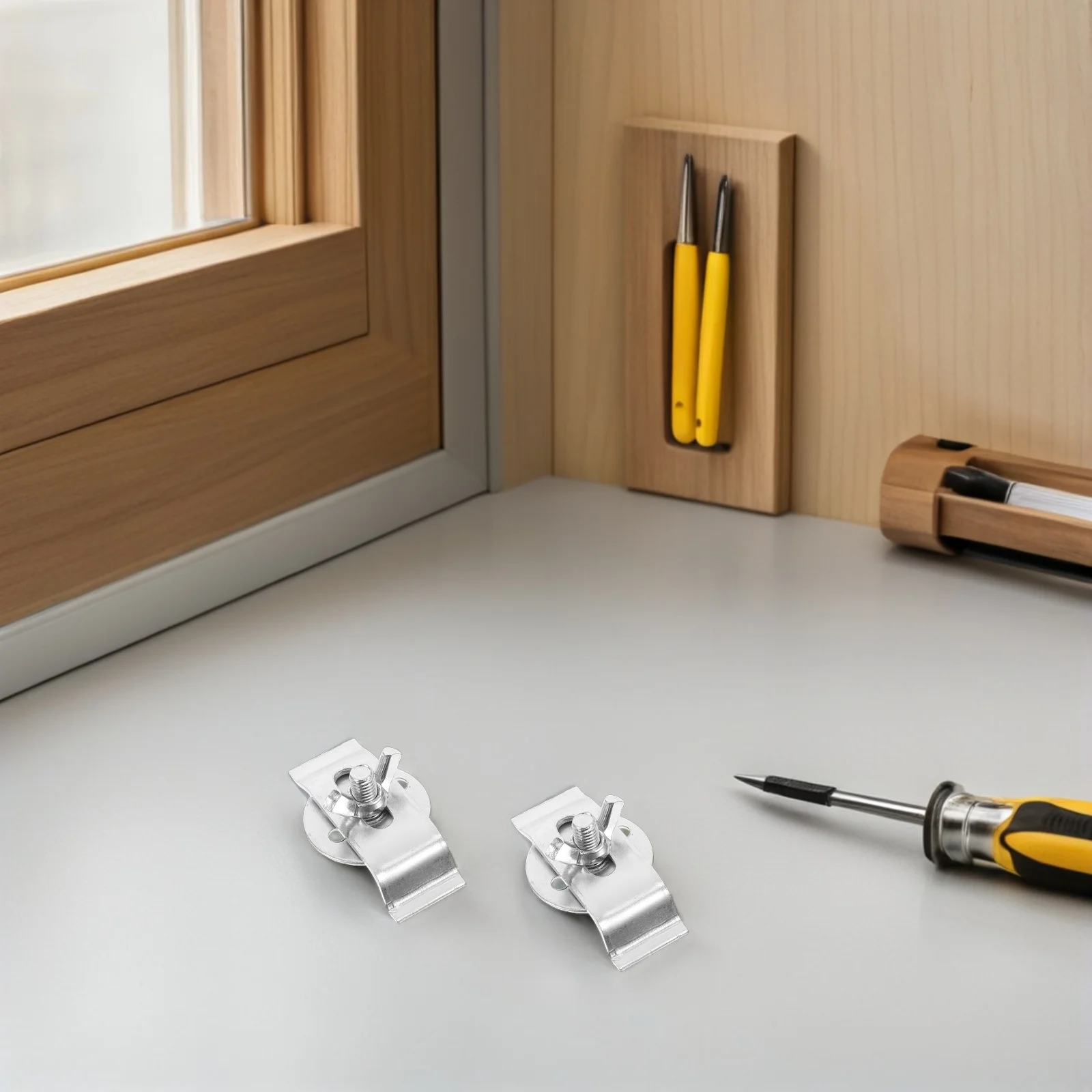 20Pcs Undermount Sink Support Brackets Stainless Steel Clips for Kitchen Bathroom Basins Heavy Duty Fixing Kit
20Pcs Undermount Sink Support Brackets Stainless Steel Clips for Kitchen Bathroom Basins Heavy Duty Fixing Kit