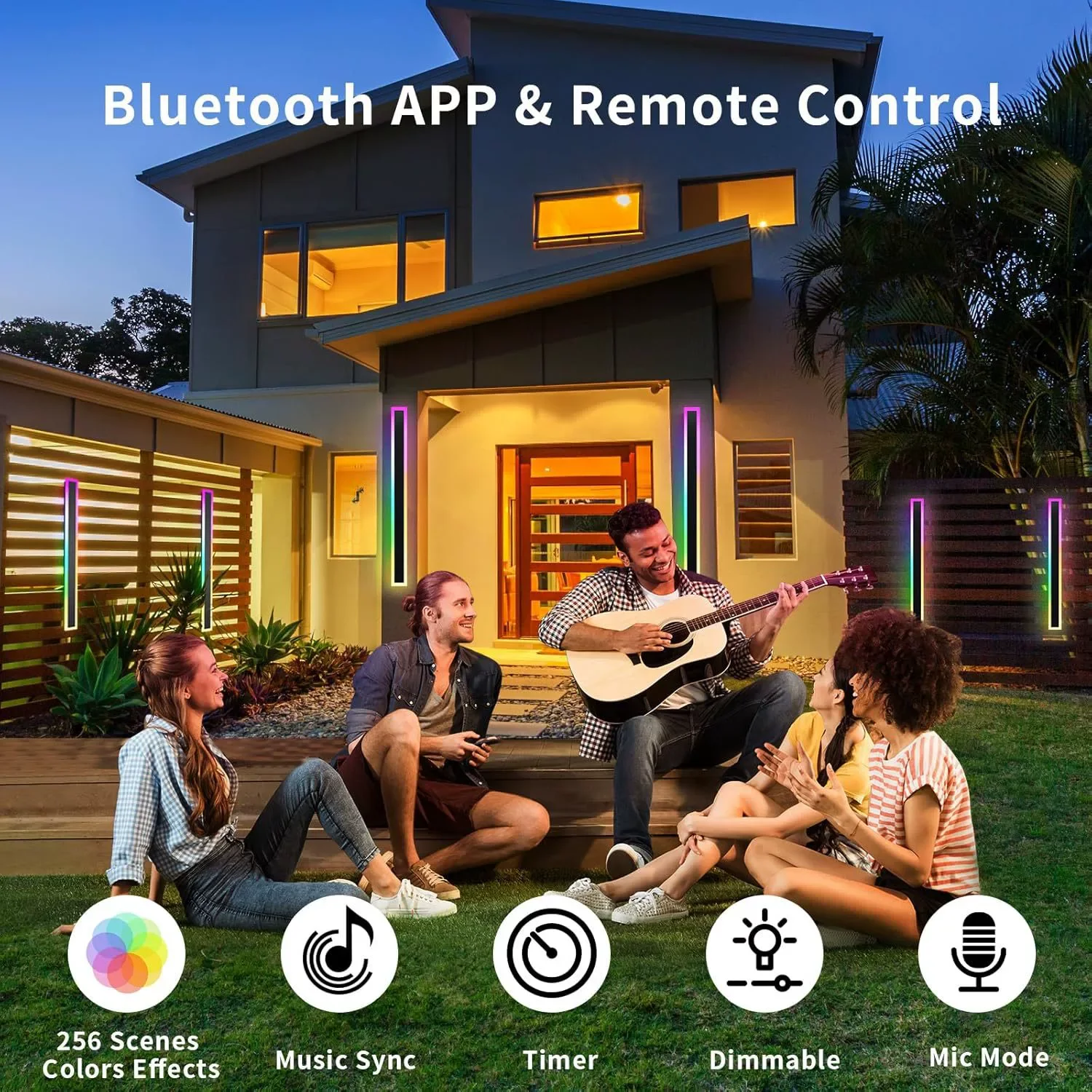 Современная RGB Smart Bluetooth настенная с дистанционным управлением и приложением для сада, патио, спальни, гостиной, окружающее освещение, светодиодный потолочный светильник
Современная RGB Smart Bluetooth настенная с дистанционным управлением и приложением для сада, патио, спальни, гостиной, окружающее освещение, светодиодный потолочный светильник