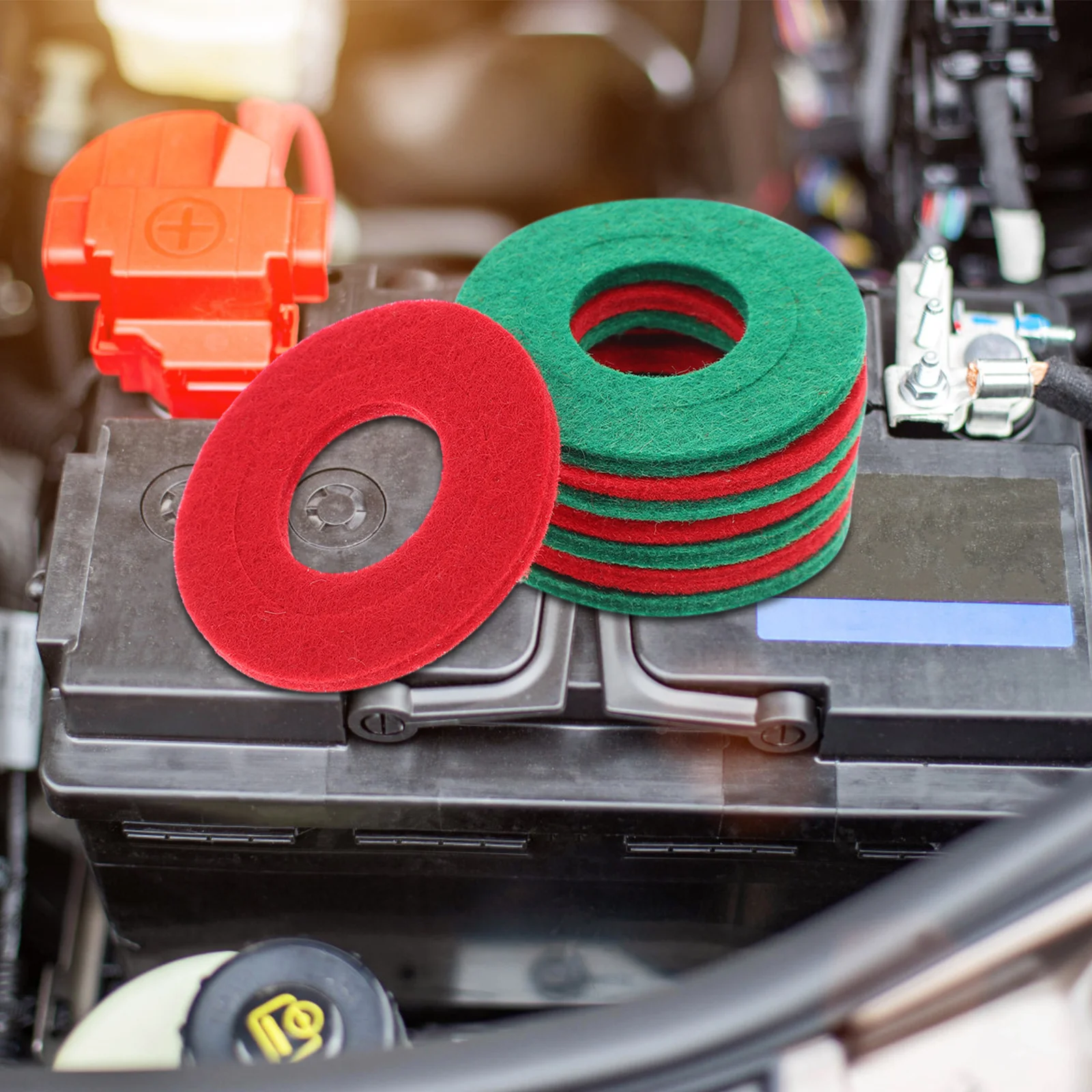 8Pcs Terminal Washers Fiber Multifunctional Protector Color Variety Direct Replacement Car Terminal Washers
8Pcs Terminal Washers Fiber Multifunctional Protector Color Variety Direct Replacement Car Terminal Washers