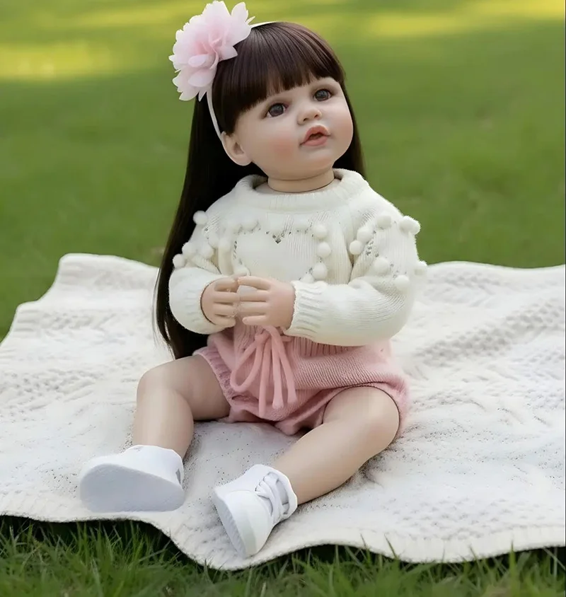 22inch 55cm Reborn Toddler Pretty Girl Betty Full Vinyl Body Christmas Gift Toy for Grils
22inch 55cm Reborn Toddler Pretty Girl Betty Full Vinyl Body Christmas Gift Toy for Grils