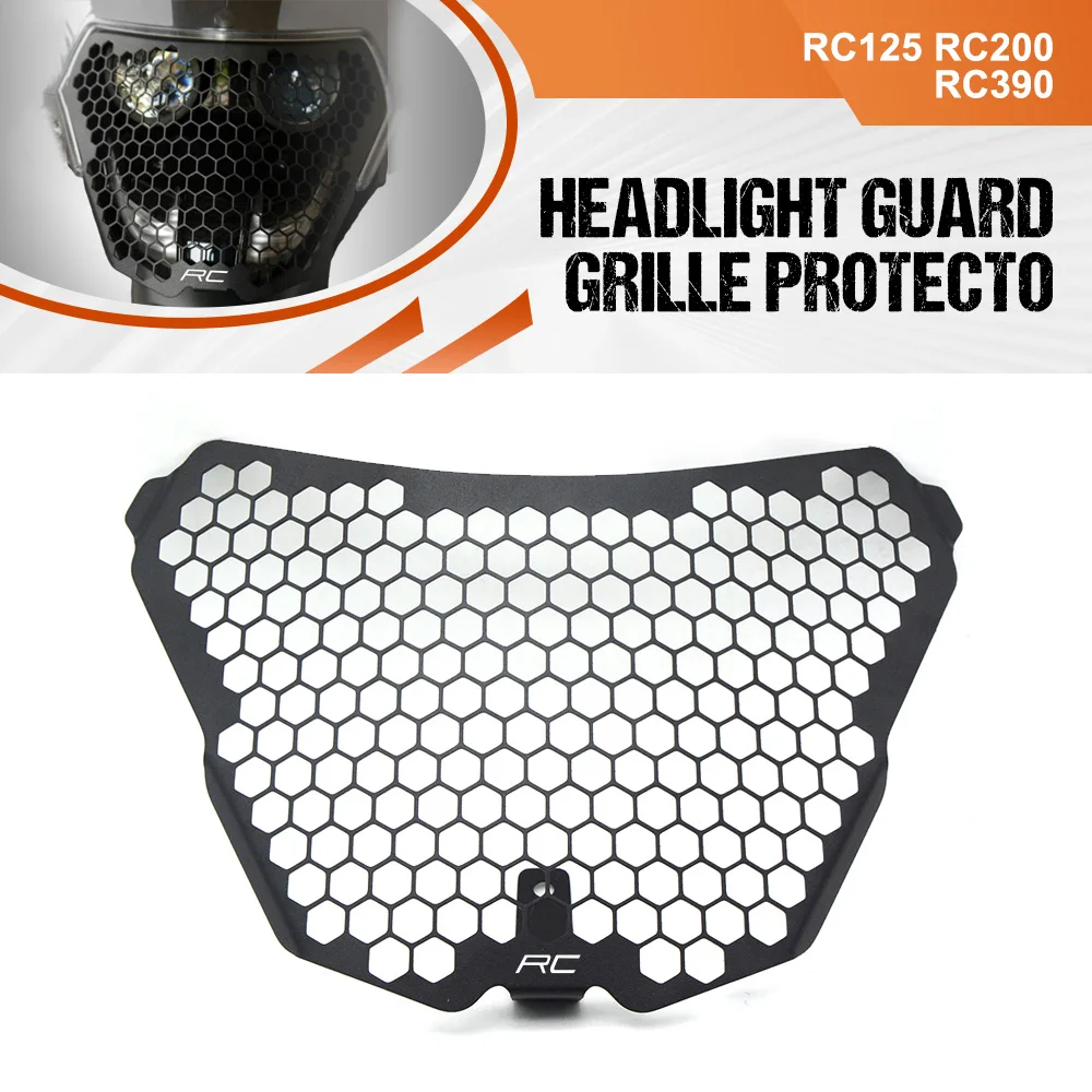 For RC390 RC125 RC200 2014-2021 2020 2019 Motorcycle Aluminum Headlight Guard Grille Grill Cover Protector RC 390 125 200
For RC390 RC125 RC200 2014-2021 2020 2019 Motorcycle Aluminum Headlight Guard Grille Grill Cover Protector RC 390 125 200