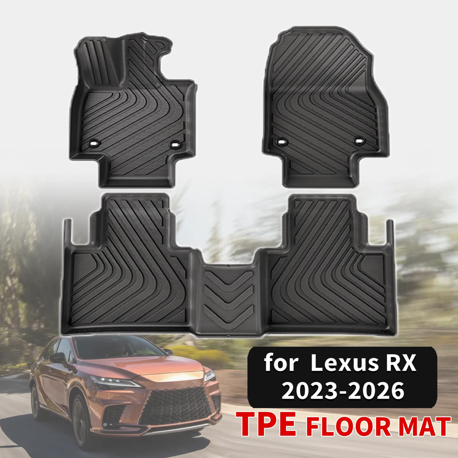 for Lexus RX 2023-2025 2026 350H 450H+ 500H PHEV Hybrid RHD LHD Durable TPE Car Floor & Trunk Mats, Non-Slip Easy Clean
for Lexus RX 2023-2025 2026 350H 450H+ 500H PHEV Hybrid RHD LHD Durable TPE Car Floor & Trunk Mats, Non-Slip Easy Clean