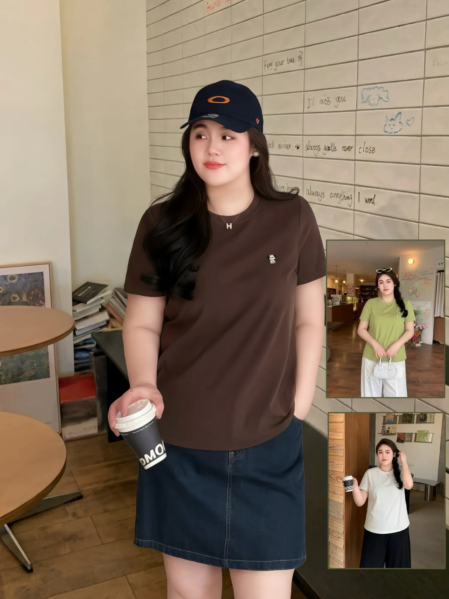 Summer New plus Size Women's round Neck Short Sleeve T-shirt Casual Belly Cover Versatile Top Commute Style Standard Fit Cott...
Summer New plus Size Women's round Neck Short Sleeve T-shirt Casual Belly Cover Versatile Top Commute Style Standard Fit Cott...
