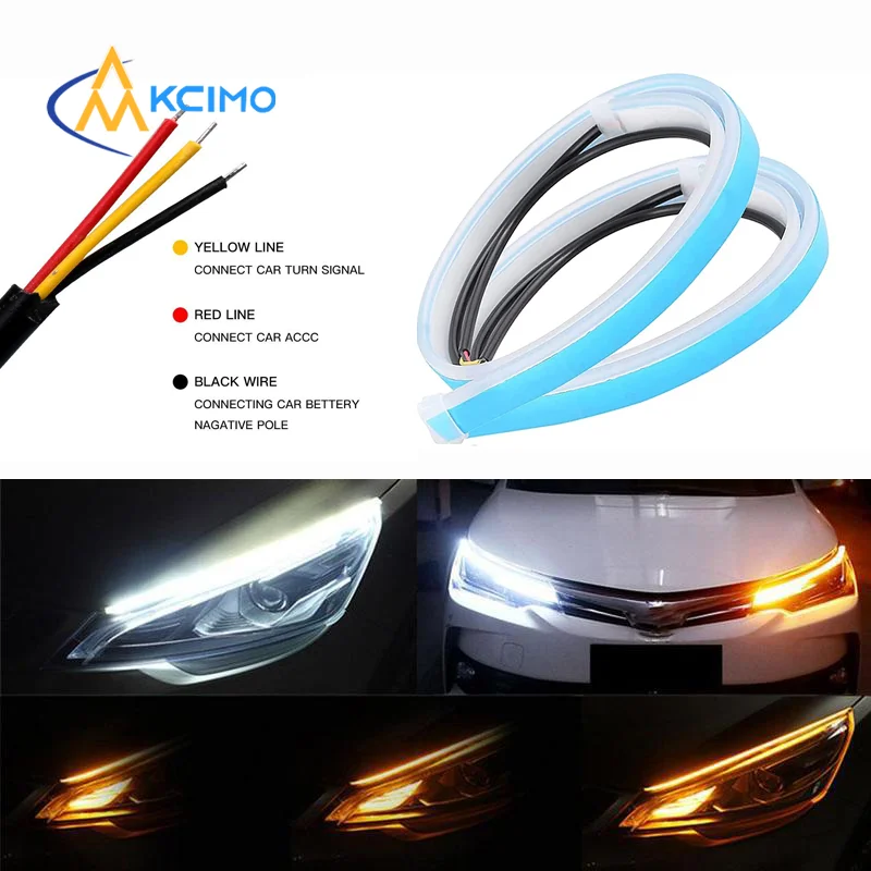 12V Waterproof Soft Silicone LED Daytime Running Light Strip, Dynamic Flowing Turn Signal Decorative Light Bar, Universal Auto
12V Waterproof Soft Silicone LED Daytime Running Light Strip, Dynamic Flowing Turn Signal Decorative Light Bar, Universal Auto