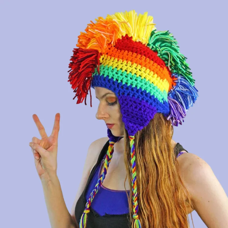 Head Cap Hugger Toque Stocking Watch Adult Funny Hat Knitted Hat Halloween Supplies Tassel Red Crown Roman 8M121
Head Cap Hugger Toque Stocking Watch Adult Funny Hat Knitted Hat Halloween Supplies Tassel Red Crown Roman 8M121