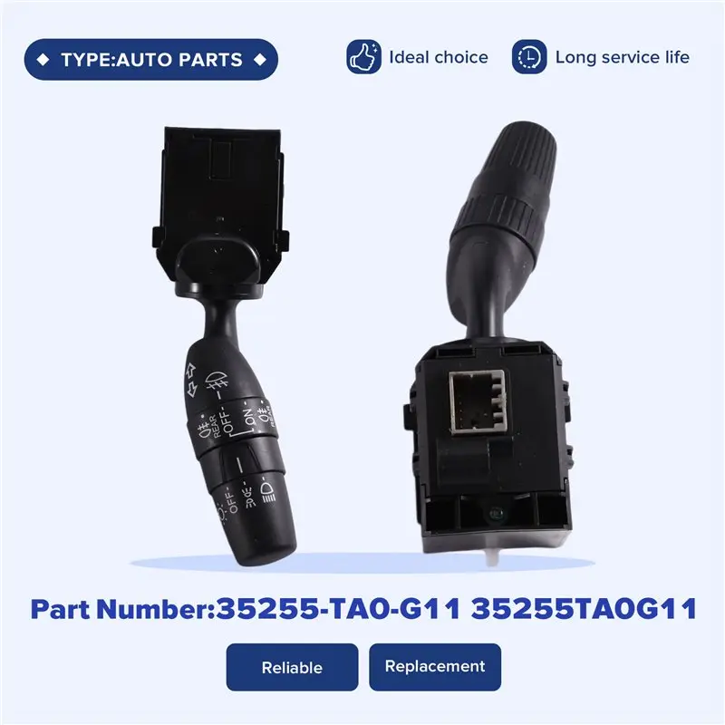 AS57 - Переключатель фар и поворотников для Honda Civic, Fit, Odyssey, CR-V, Accord, City, Spirior 07-14, 35255-TA0-G11, 35255TA0G11
AS57 - Переключатель фар и поворотников для Honda Civic, Fit, Odyssey, CR-V, Accord, City, Spirior 07-14, 35255-TA0-G11, 35255TA0G11