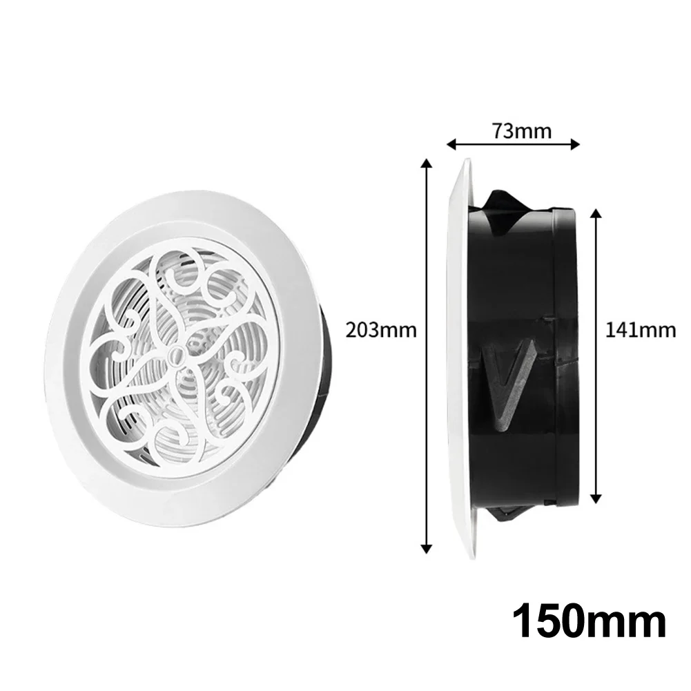 Adjustable Air Vent Round Air Vent Grille Easy Adjustment Fly Screen Long-lasting Quality ABS Material High-quality
Adjustable Air Vent Round Air Vent Grille Easy Adjustment Fly Screen Long-lasting Quality ABS Material High-quality