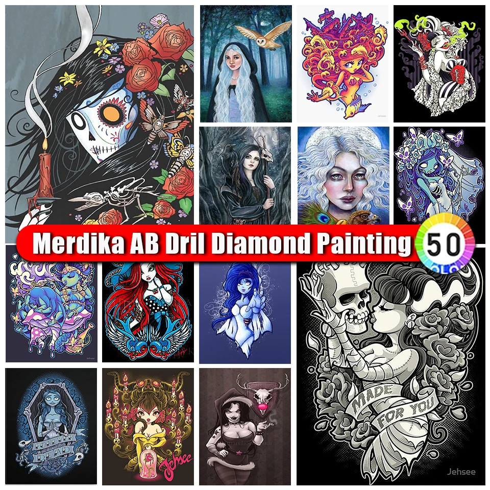 Merdika Zipper Bag Halloween 5D AB Diamond Painting Cartoon Girl Mosaic Full Square Round Diamond Embroidery Woman Home Decor
Merdika Zipper Bag Halloween 5D AB Diamond Painting Cartoon Girl Mosaic Full Square Round Diamond Embroidery Woman Home Decor
