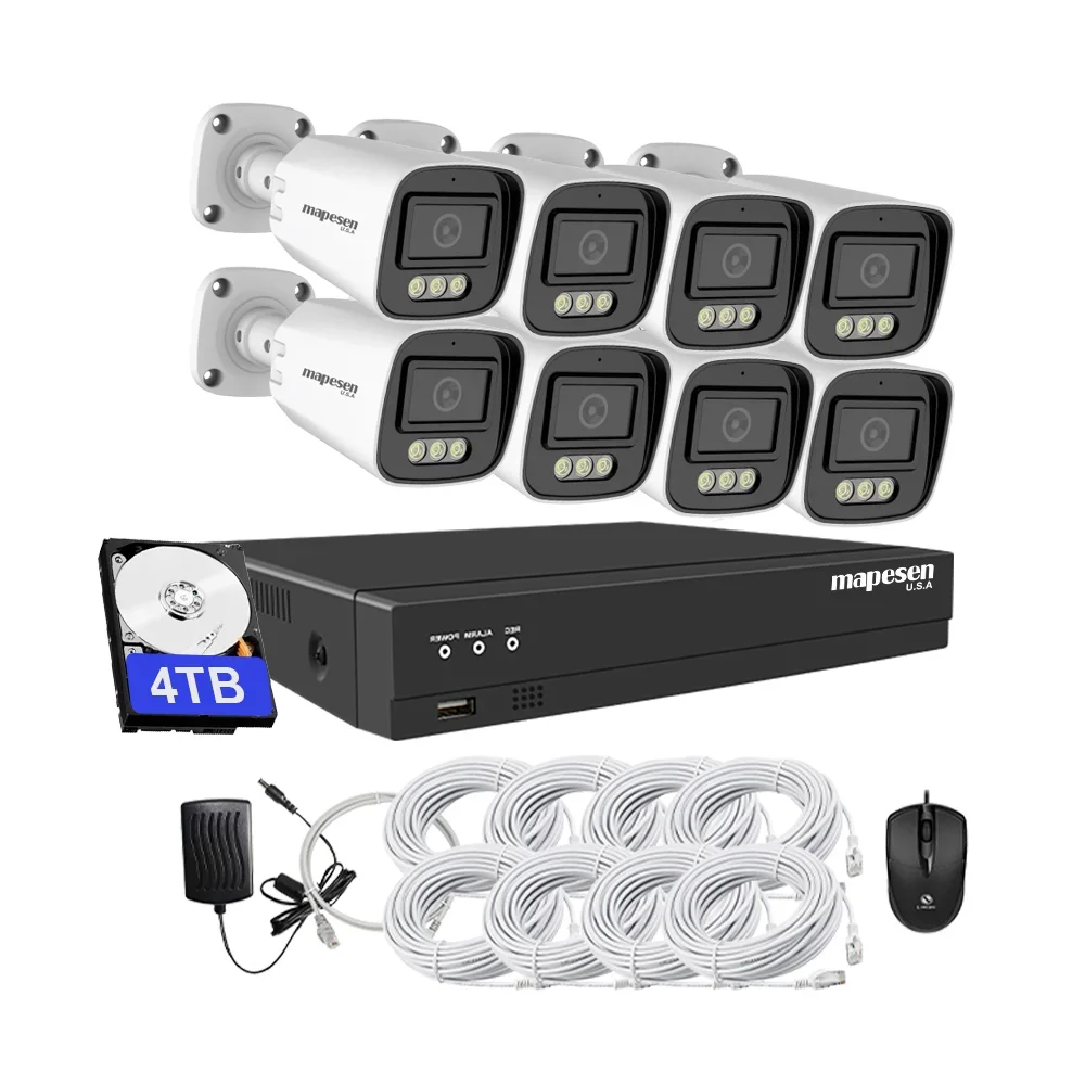 OEM 8MP 4K NVR Camera Kit POE 8ch 8 Channel IP System Security CCTV Surveillance System Camera Set
OEM 8MP 4K NVR Camera Kit POE 8ch 8 Channel IP System Security CCTV Surveillance System Camera Set