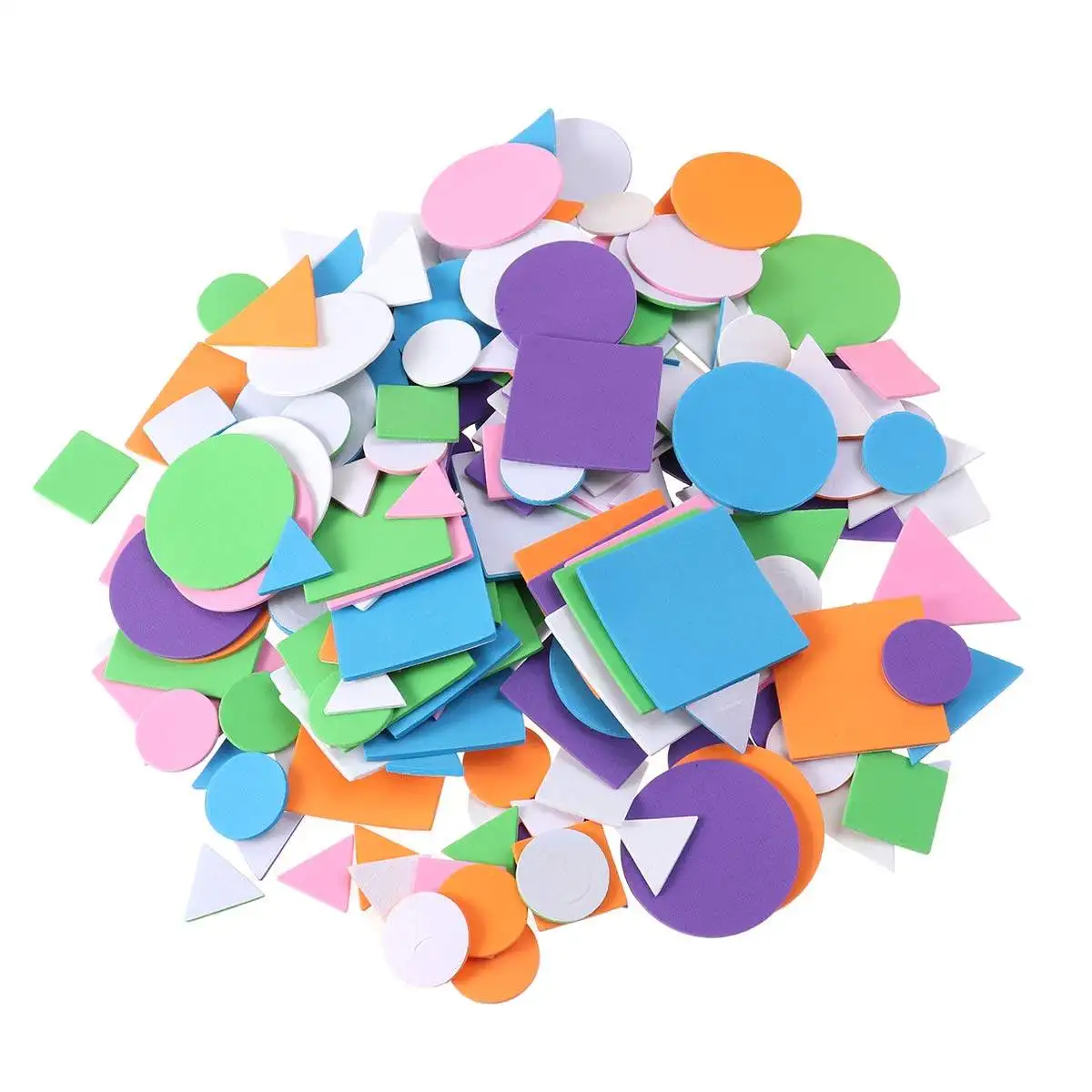 1250Pcs Eva Geometric Shape Stickers Colorful Self Adhesive Sponge Sticker for Kids School Classroom DIY Craft Recognition
1250Pcs Eva Geometric Shape Stickers Colorful Self Adhesive Sponge Sticker for Kids School Classroom DIY Craft Recognition