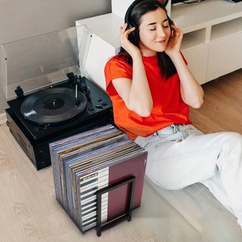Metal Black Vinyls Record Display Stand For Collectors Home And Office Decoration
Metal Black Vinyls Record Display Stand For Collectors Home And Office Decoration