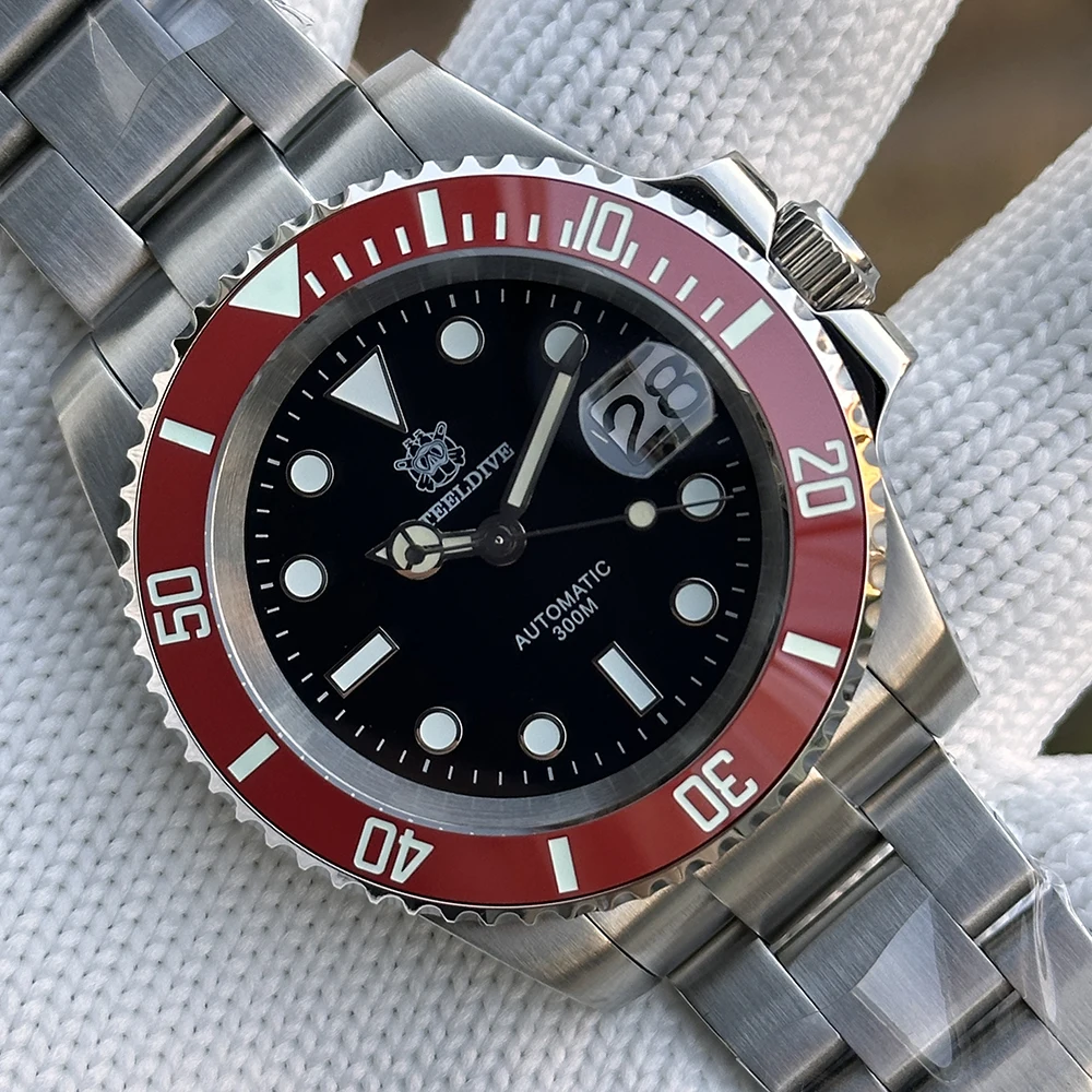 Брендовые часы Steeldive SD1953C, мужские часы для дайвинга с красным безелем, водонепроницаемые до 300 м, с сапфировым стеклом, светящиеся в темноте BGW9, автоматические часы для дайвинга с механизмом NH35
Брендовые часы Steeldive SD1953C, мужские часы для дайвинга с красным безелем, водонепроницаемые до 300 м, с сапфировым стеклом, светящиеся в темноте BGW9, автоматические часы для дайвинга с механизмом NH35