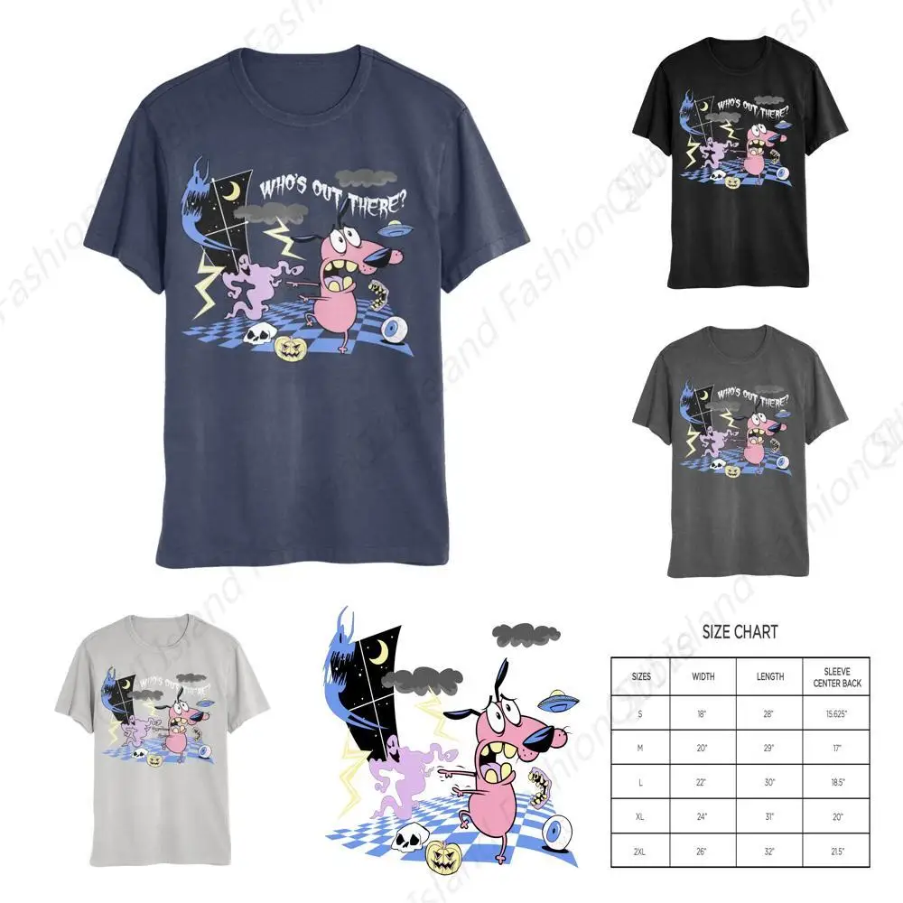 Courage The Cowardly Dog Who’s Out There Men’s and Women’s Short Sleeve T-Shirt (Small, Navy)
Courage The Cowardly Dog Who’s Out There Men’s and Women’s Short Sleeve T-Shirt (Small, Navy)