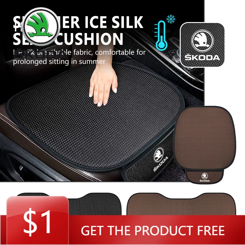Car Sticker For Skoda Breathable Car Seat Cover Ice Silk Summer Car Seat Cushion Protector Kamiq MK3 Roomster Rapid Kodiaq Karoq
Car Sticker For Skoda Breathable Car Seat Cover Ice Silk Summer Car Seat Cushion Protector Kamiq MK3 Roomster Rapid Kodiaq Karoq
