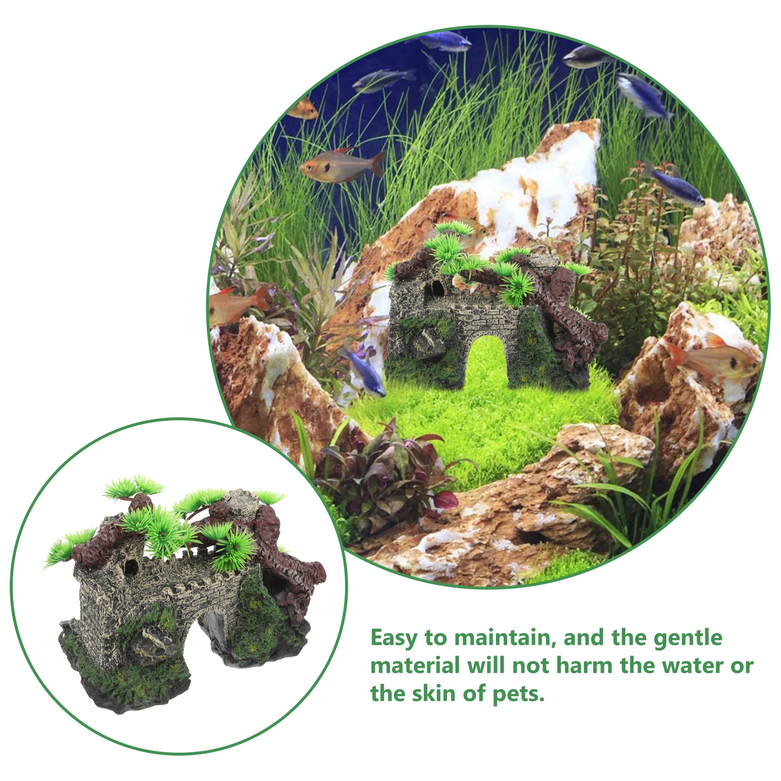 Resin Craft Vintage Castle Aquarium Decoration Durable Realistic Fish Tank Adornment Ornament Supply Pet Decor Home Accessories
Resin Craft Vintage Castle Aquarium Decoration Durable Realistic Fish Tank Adornment Ornament Supply Pet Decor Home Accessories