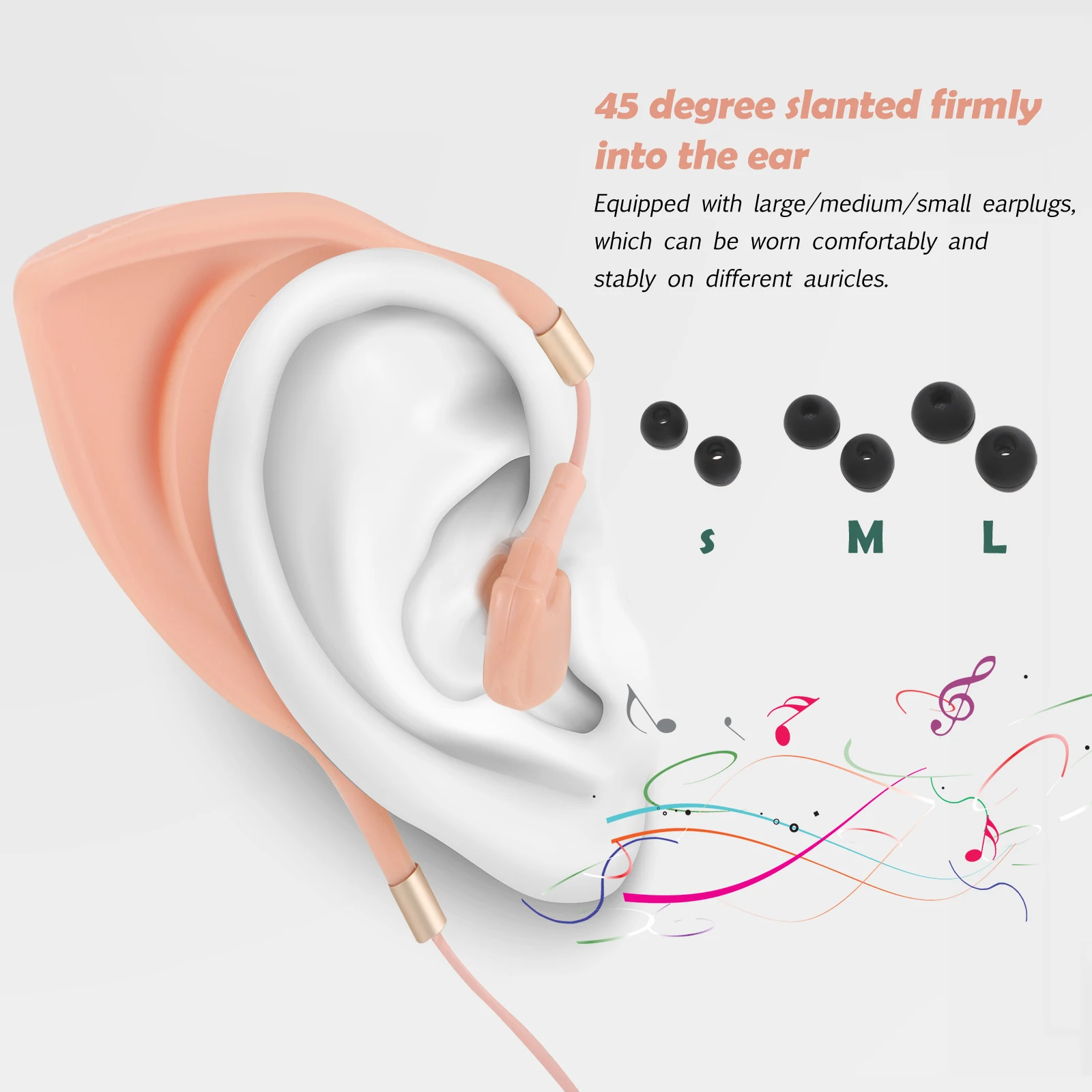 Earphone Creative Ear Shape In-Ear Music Earbud With Microphone Gaming Headphone For Halloween Party Accessory Gold-Plated Jack
Earphone Creative Ear Shape In-Ear Music Earbud With Microphone Gaming Headphone For Halloween Party Accessory Gold-Plated Jack