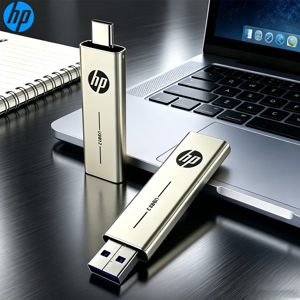 HP Metal USB 3.2 Flash Drive 2 in 1 Retractable Type-C OTG Pendrive 64GB 128GB 256GB for Computer Phone
HP Metal USB 3.2 Flash Drive 2 in 1 Retractable Type-C OTG Pendrive 64GB 128GB 256GB for Computer Phone