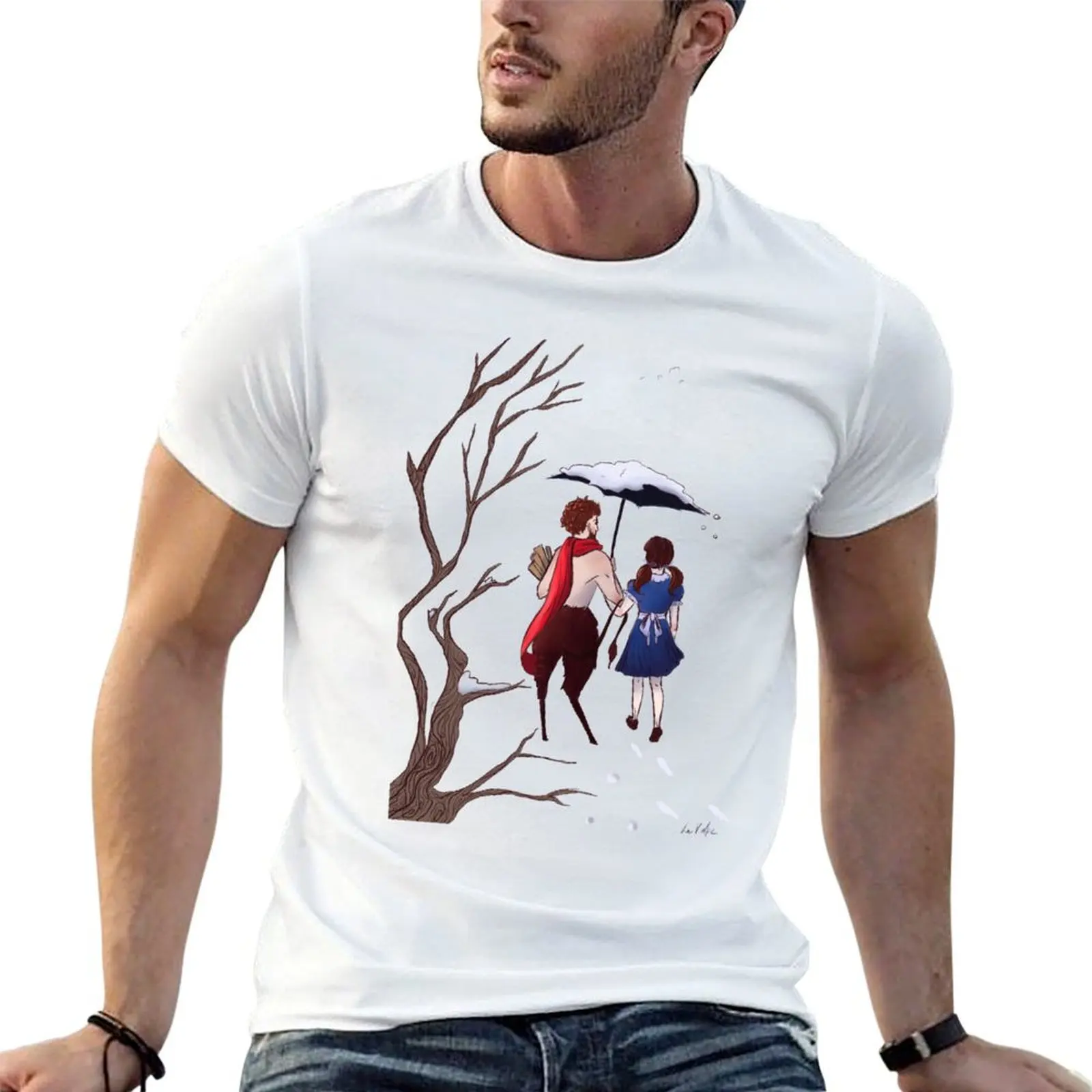 Simplified Lucy and Mr Tumnus T-Shirt t shirt for man man t shirts for men cotton tshirt 100% T-shirt
Simplified Lucy and Mr Tumnus T-Shirt t shirt for man man t shirts for men cotton tshirt 100% T-shirt