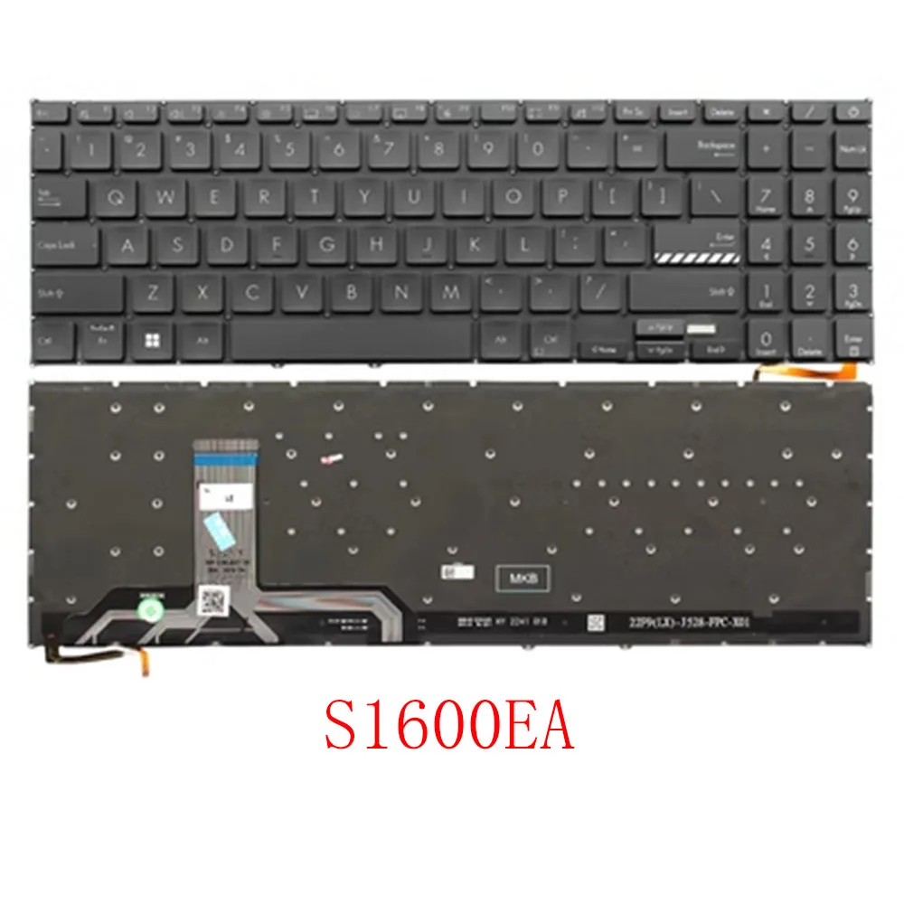 Клавиатура ноутбука ASUS VivoBook 16 S1600EA без рамки, черная, США, с подсветкой
Клавиатура ноутбука ASUS VivoBook 16 S1600EA без рамки, черная, США, с подсветкой