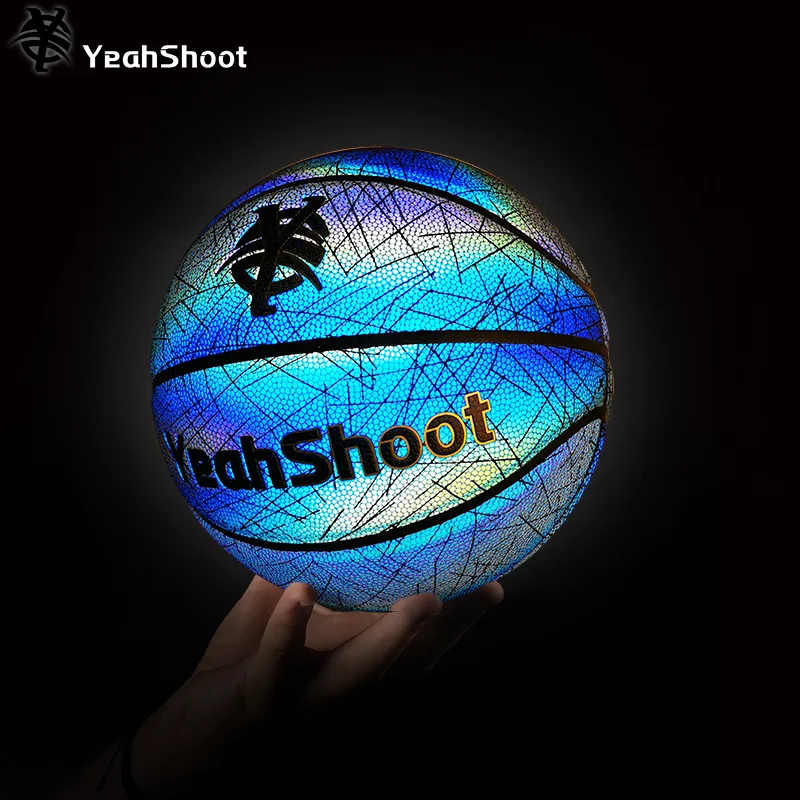 YeahShoot Holographic Light Up Ball Glow Basketball No.7 - Reflective Night Practice Ball, Recommended Student & Romantic Gift
YeahShoot Holographic Light Up Ball Glow Basketball No.7 - Reflective Night Practice Ball, Recommended Student & Romantic Gift