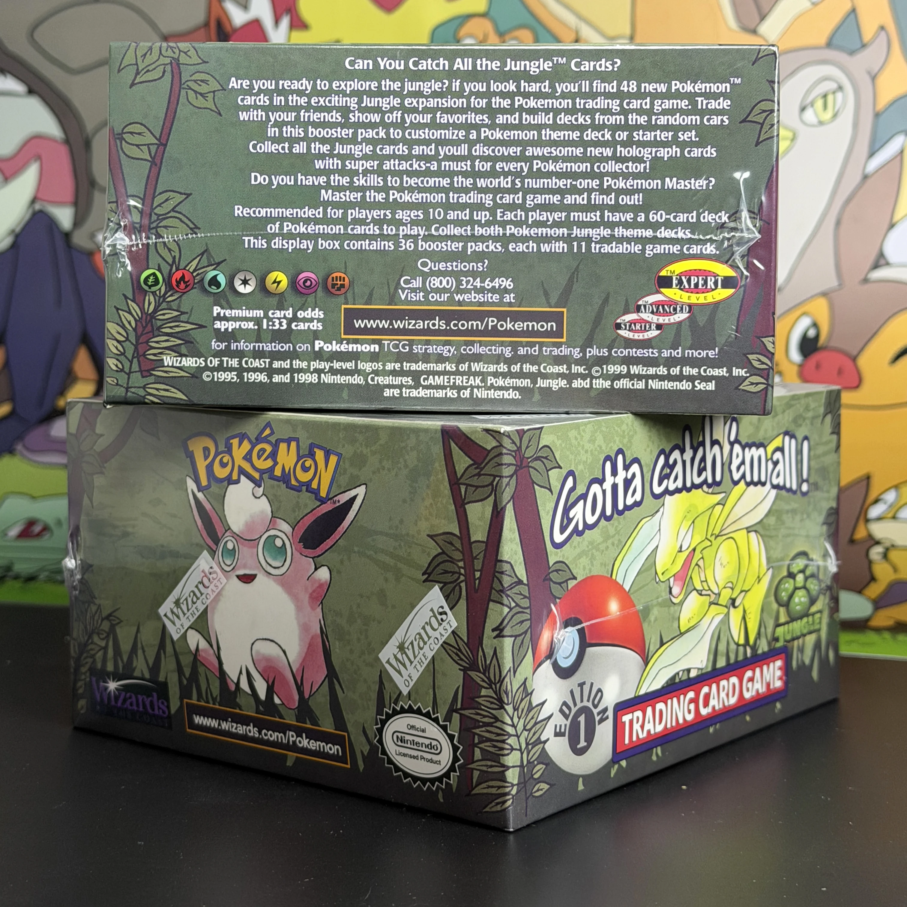 PTCG 1st Edition JUNGLE Booster Box Proxy Cards Scyther Pikachu Venusaur Kangashan Perfect for Retro Display & Casual Collecting
PTCG 1st Edition JUNGLE Booster Box Proxy Cards Scyther Pikachu Venusaur Kangashan Perfect for Retro Display & Casual Collecting