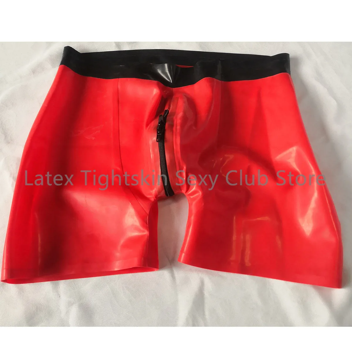 Latex Panties Shorts Red with Crotch Zipper Rubber Underwear Pants Party Club Wear Costume
Latex Panties Shorts Red with Crotch Zipper Rubber Underwear Pants Party Club Wear Costume