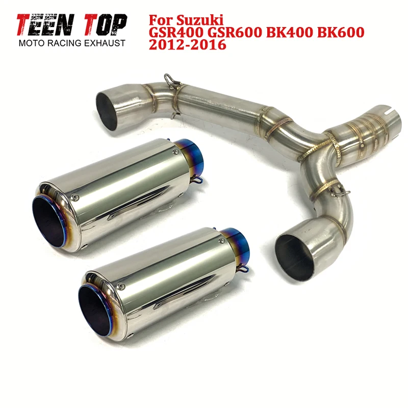 For Suzuki GSR400 GSR600 Exhaust Muffler BK400 BK600 Exhaust Pipe 51mm Motorbike Slip-on Exhaust 2006-2012 Escape Moto Mid Pipe
For Suzuki GSR400 GSR600 Exhaust Muffler BK400 BK600 Exhaust Pipe 51mm Motorbike Slip-on Exhaust 2006-2012 Escape Moto Mid Pipe