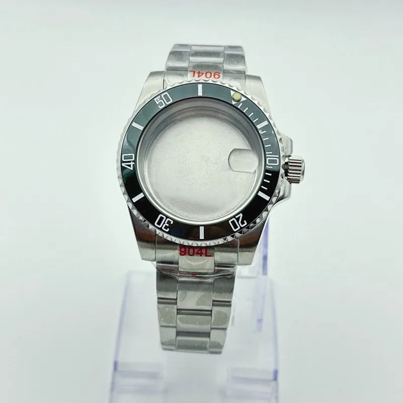 40Mm mechanical watch accessories ceramic ring waterproof stainless steel 304 case strap for NH35 movement
40Mm mechanical watch accessories ceramic ring waterproof stainless steel 304 case strap for NH35 movement