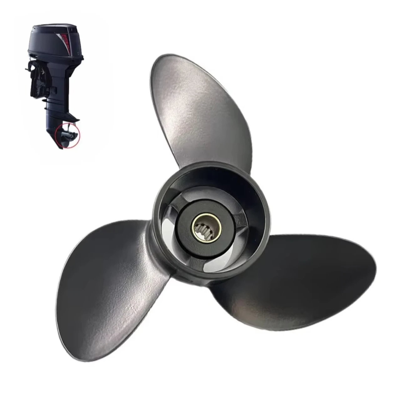 3 Blade Outboard Propeller OE 3T5B64518-0 3T5B64523-0 3T5B64525-0 3T5B64527-0 3T5B64529-0 for T40 Series with Rubber Bushing
3 Blade Outboard Propeller OE 3T5B64518-0 3T5B64523-0 3T5B64525-0 3T5B64527-0 3T5B64529-0 for T40 Series with Rubber Bushing