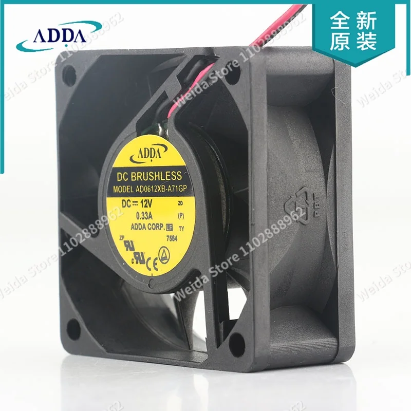 Cooling fan New ADDA 5V 24V 48V DC 12V 0.33A 6025 6CM 60X60X25MM High air volume axial flow test instrument AD0612XB-A71GP
Cooling fan New ADDA 5V 24V 48V DC 12V 0.33A 6025 6CM 60X60X25MM High air volume axial flow test instrument AD0612XB-A71GP